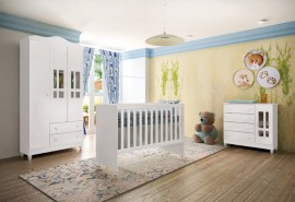 Dormitrio Infantil Ariel
Cor: Branco Brilho